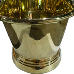 Load image into Gallery viewer, Brass Bathtub Rolled Pipe Top Full Polished Brass Finish
