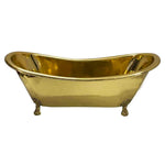 Load image into Gallery viewer, Clawfoot Brass Bathtub
