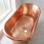 Load image into Gallery viewer, Brass Polished Brass Popup Waste for Bathtubs
