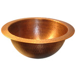 Load image into Gallery viewer, Round Hammered Copper Sink
