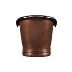 Load image into Gallery viewer, Double Slipper Nickel Interior Copper Bathtub
