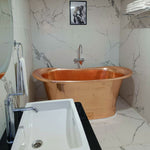 Load image into Gallery viewer, Straight Base Copper Bathtub Full Copper 1500mm
