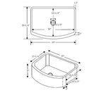 Load image into Gallery viewer, D Shape Woven Front Apron Copper Kitchen Sink
