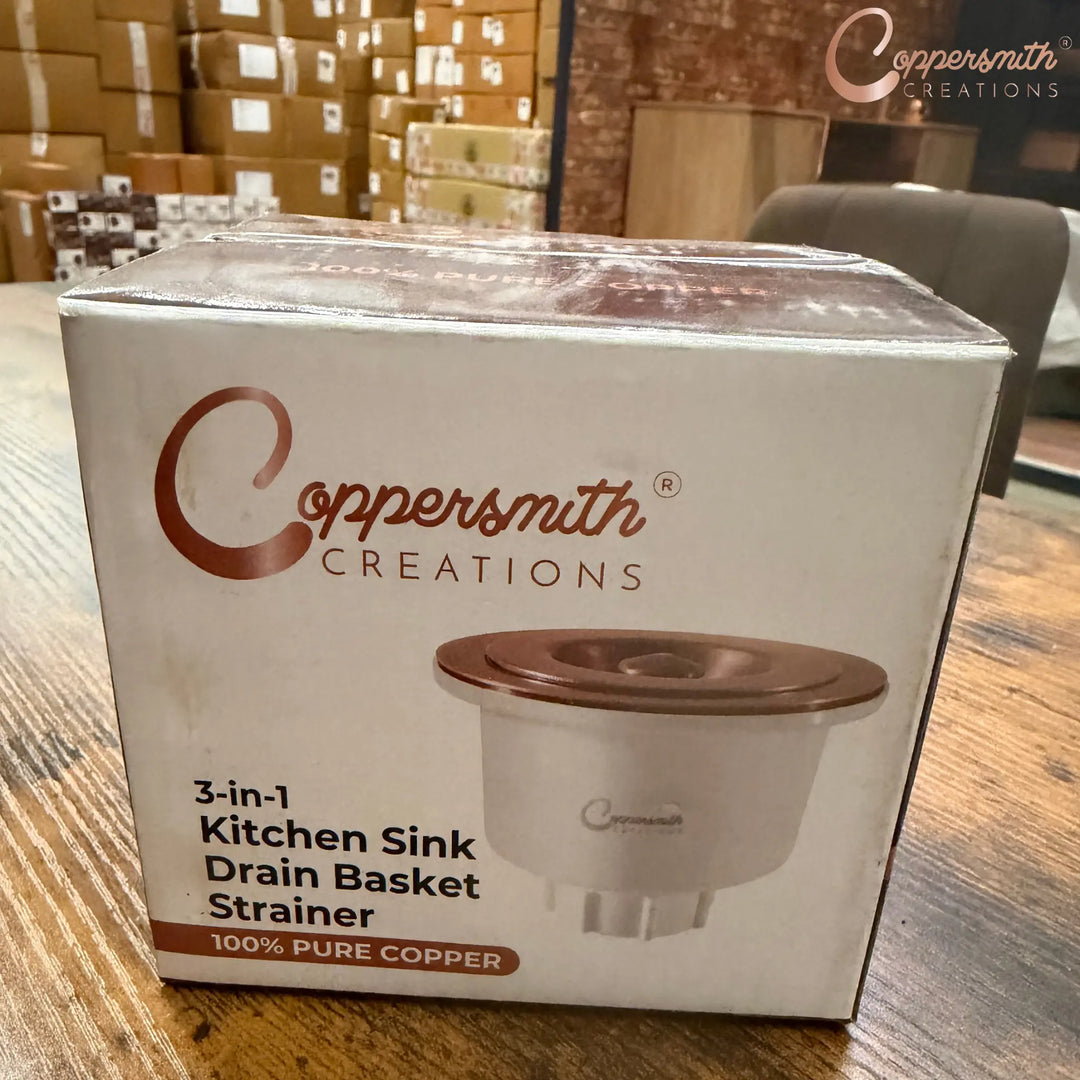 Coppersmith Creations 3-in-1 Basket Strainer