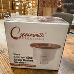 Load image into Gallery viewer, Coppersmith Creations 3-in-1 Basket Strainer
