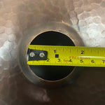 Load image into Gallery viewer, Oval Hammered Copper Sink
