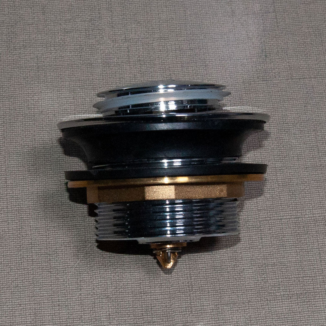 Nickel Finish Brass Popup Waste for Bathtubs