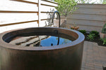 Load image into Gallery viewer, 45-inch Hammered Antique Japanese Style Soaking Copper Bathtub
