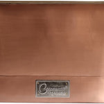 Load image into Gallery viewer, Straight Base Copper Bathtub Brushed Copper Exterior &amp; Polished Nickel Interior
