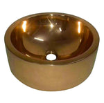 Load image into Gallery viewer, Double wall Copper Sink Shiny Copper Finish Inside Outside
