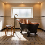 Load image into Gallery viewer, Clawfoot Copper Tub Chinese Style - The Bridgerton Bath
