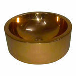 Load image into Gallery viewer, Double wall Copper Sink Shiny Copper Finish Inside Outside
