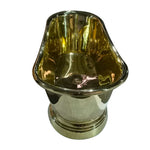 Load image into Gallery viewer, Brass Bathtub Rolled Pipe Top Full Polished Brass Finish
