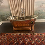 Load image into Gallery viewer, Slanting Base Copper Bathtub Nickel Inside Copper Outside
