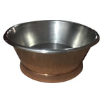 Load image into Gallery viewer, Round Copper Tub Inside Tin Outside Polish Copper
