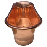 Load image into Gallery viewer, Straight Base Copper Bathtub Full Copper
