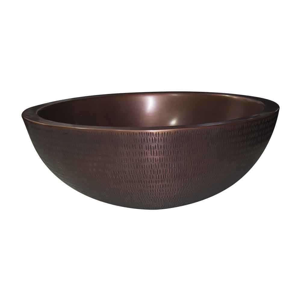 Rice Hammered Copper Sink