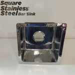 Load image into Gallery viewer, Square Stainless Steel Bar Sink
