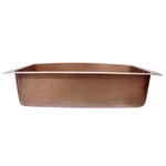 Load image into Gallery viewer, D Shape Vine Design Front Apron Copper Kitchen Sink
