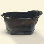 Load image into Gallery viewer, 1200mm Hammered Copper Bathtub Black Interior &amp; Exterior Finish
