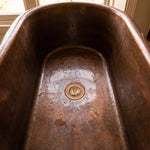 Load image into Gallery viewer, Antique Copper Finish Brass Popup Waste for Bathtubs
