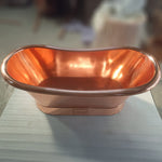 Load image into Gallery viewer, Slanting Base Copper Bathtub Full Shining Copper Finish
