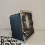 Load image into Gallery viewer, Square Stainless Steel Bar Sink
