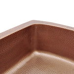 Load image into Gallery viewer, D Shape Vine Design Front Apron Copper Kitchen Sink
