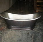 Load image into Gallery viewer, Antique Copper Bathtub Nickel Finish Inside
