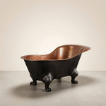 Load image into Gallery viewer, Clawfoot Copper Tub Chinese Style - The Bridgerton Bath
