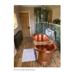 Load image into Gallery viewer, Straight Base Copper Bathtub Full Copper
