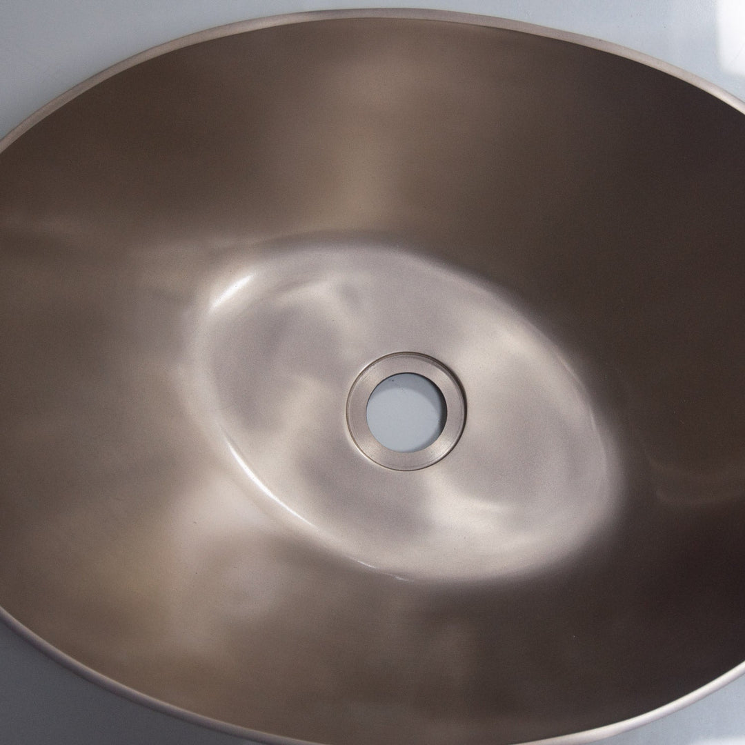 Cast Bronze Sink 18 inch Earthen Lamp Style