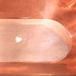 Load image into Gallery viewer, Roll Top Copper Bathtub Inside Polish Copper Outside Black
