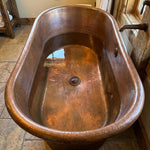 Load image into Gallery viewer, Antique Copper Finish Brass Popup Waste for Bathtubs
