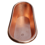 Load image into Gallery viewer, Clawfoot Copper Tub Hammered Single Slipper
