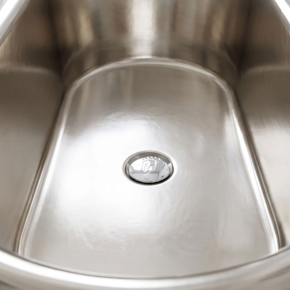 Nickel Finish Brass Popup Waste for Bathtubs