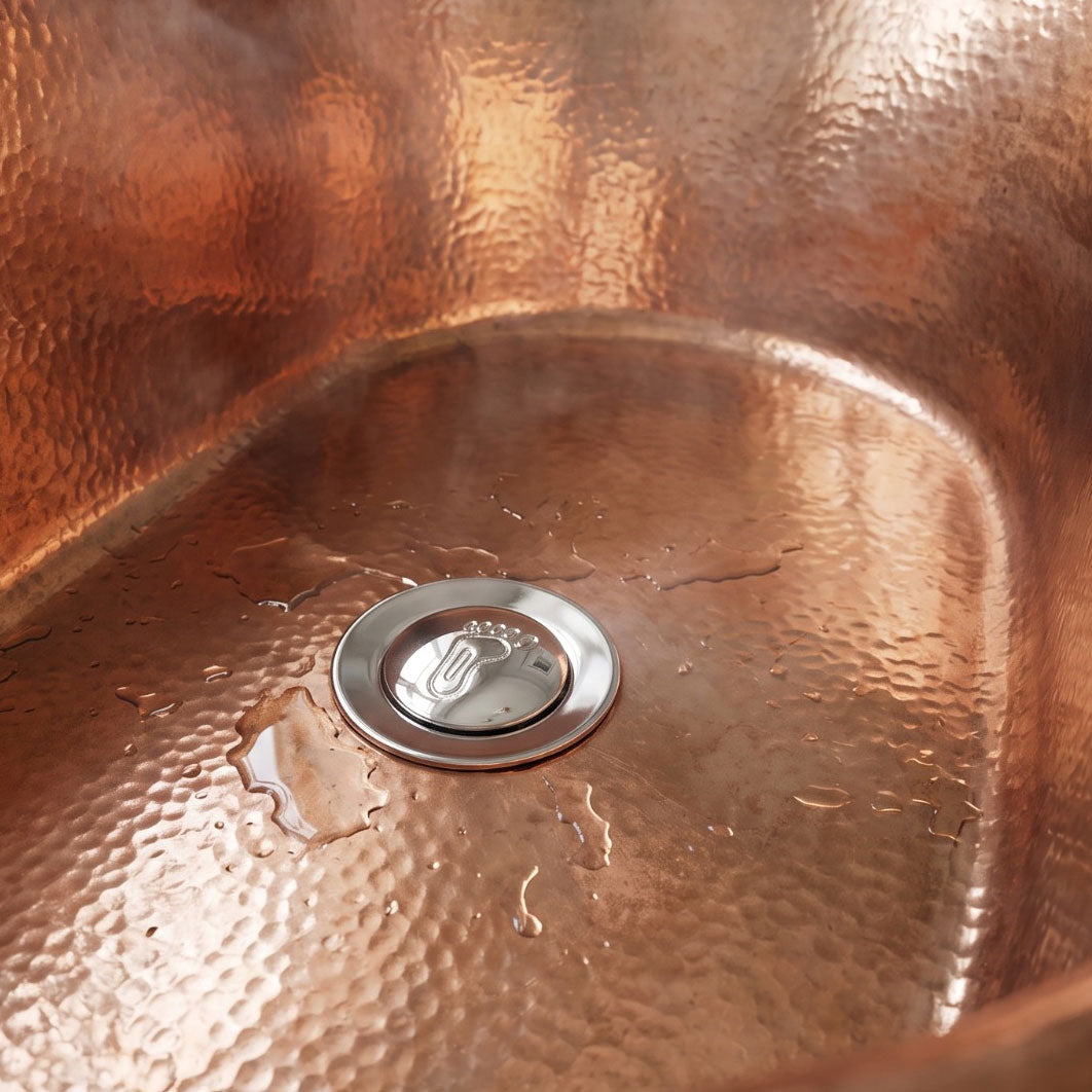 Nickel Finish Brass Popup Waste for Bathtubs