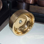Load image into Gallery viewer, Brass Sink Pattern Exterior Double Wall Design
