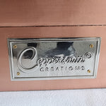Load image into Gallery viewer, Straight Base Copper Bathtub Brushed Copper Exterior &amp; Polished Nickel Interior
