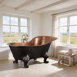 Load image into Gallery viewer, Clawfoot Copper Tub Chinese Style - The Bridgerton Bath
