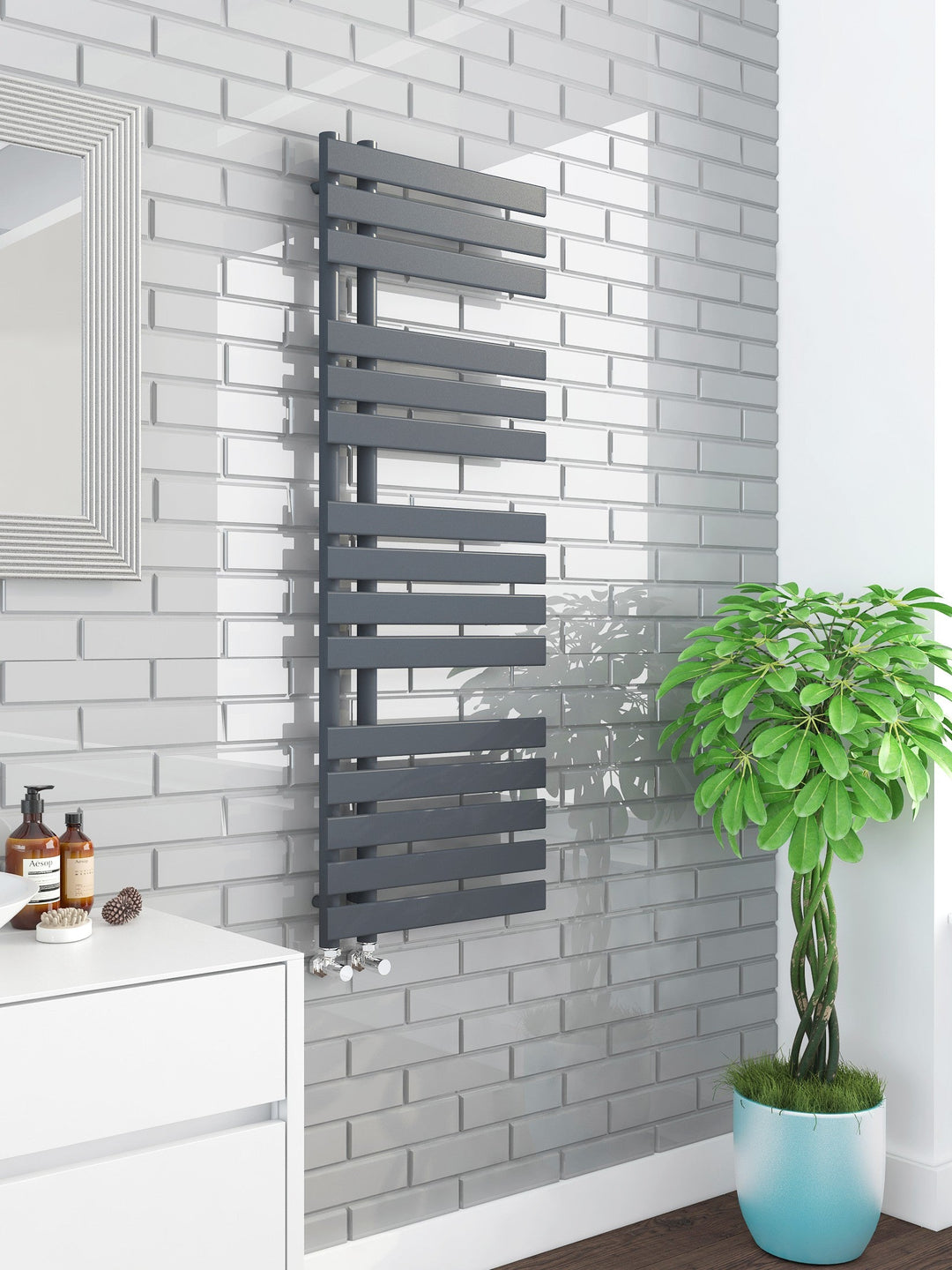 Wellington Designer Offset Towel Radiator