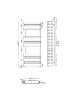 Load image into Gallery viewer, Wellington Designer Offset Towel Radiator
