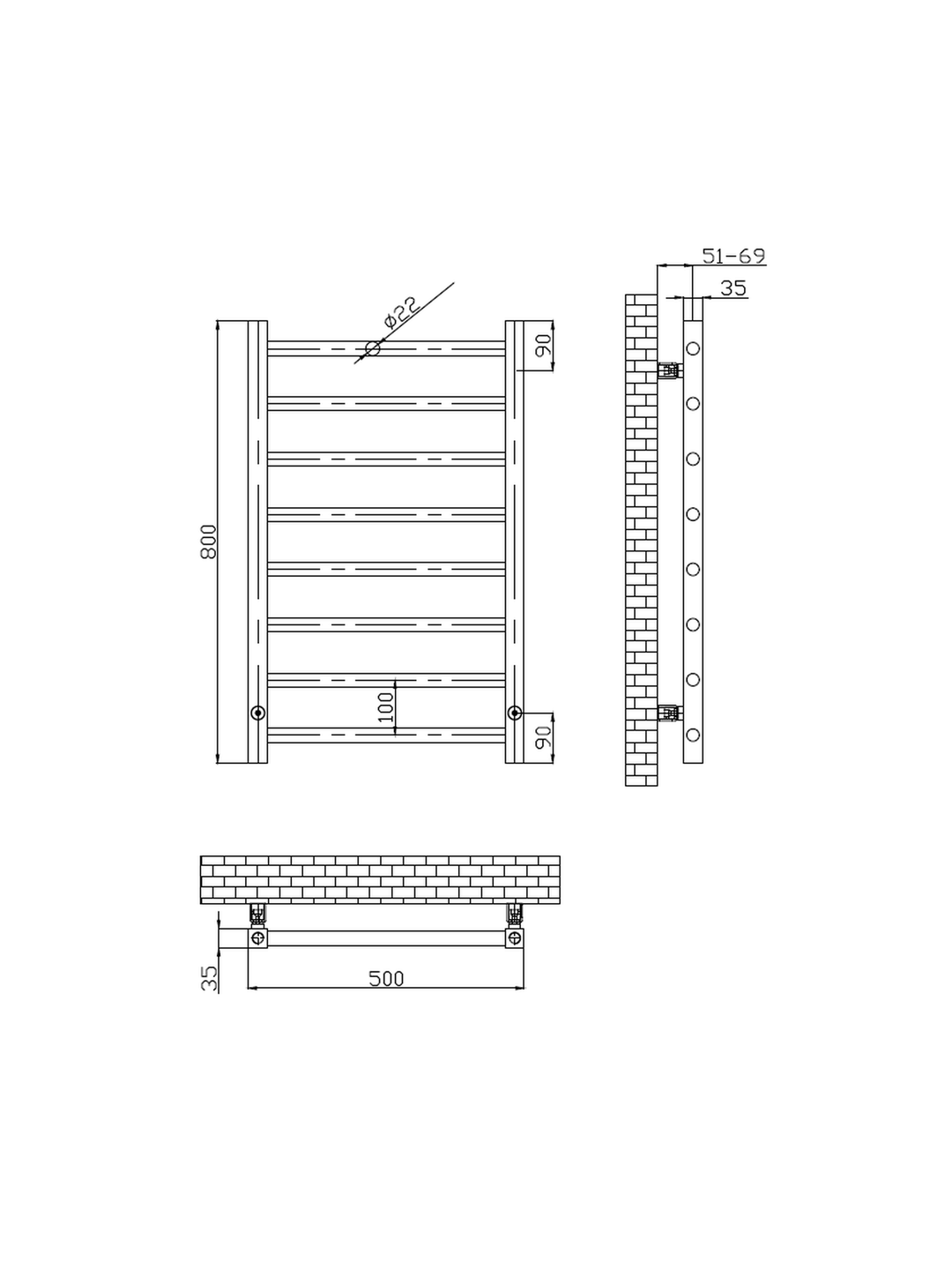Sanson Ladder Rail