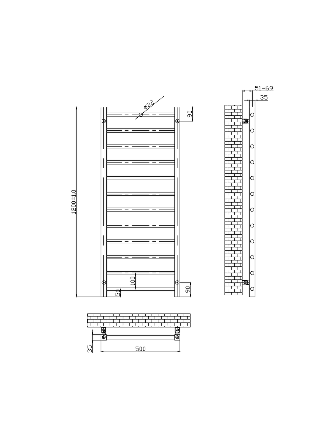 Sanson Ladder Rail