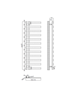 Load image into Gallery viewer, Milton Designer Offset Towel Radiator
