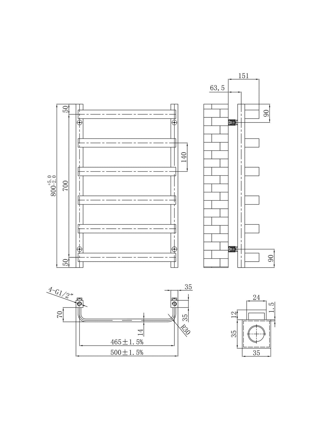 Hastings Towel Warmer