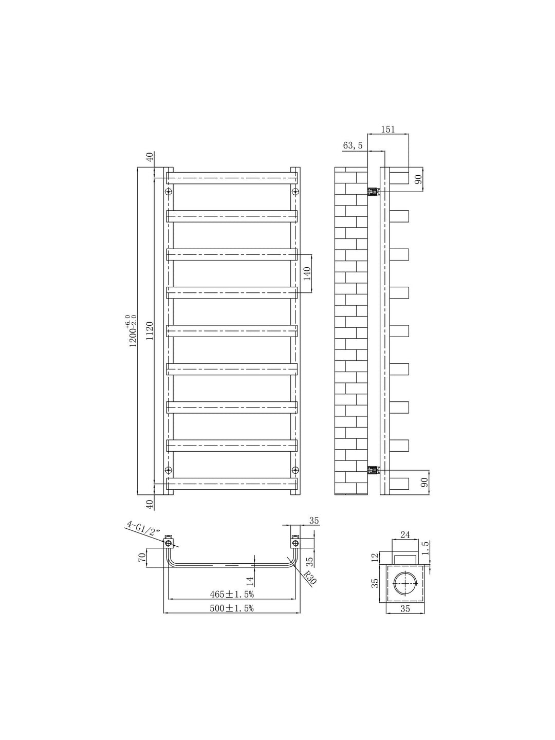 Hastings Towel Warmer
