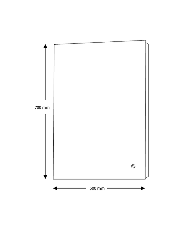 Noah LED Edge Touch Mirror