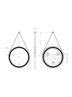 Load image into Gallery viewer, Delilah Orca LED Round Touch Mirror
