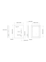 Load image into Gallery viewer, Willow Slimline LED Touch Mirror with Wireless Speaker
